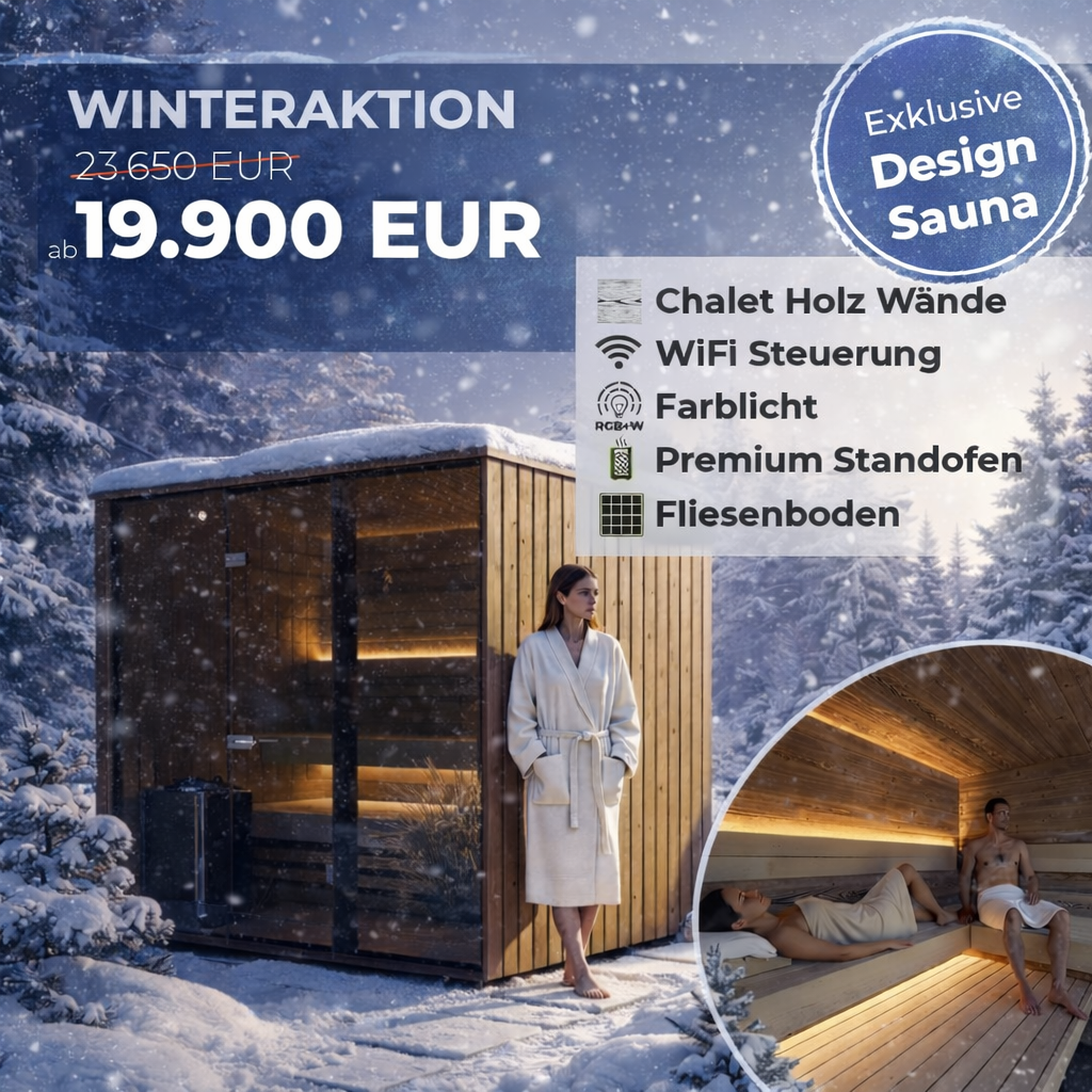 Winteraktion 2026 - Design Sauna